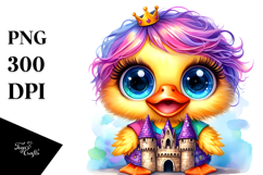 Duck with Tiny Castle, Transparent PNG Product Image 1