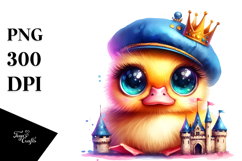 Duck with Tiny Castle, Transparent PNG Product Image 1