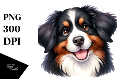 Happy Mountain Dog, Transparent PNG Product Image 1