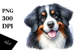Happy Mountain Dog, Transparent PNG Product Image 1