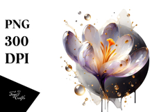 Abstract y Crocus PNG Product Image 1