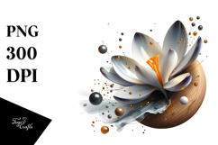 Abstract y Crocus PNG Product Image 1