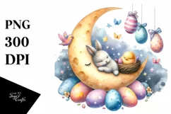 Easter Bunny Clipart |T-shirt, Mug PNG Product Image 8