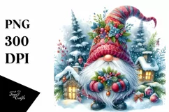 Vibrant Winter Gnome, High-Res PNG Product Image 1