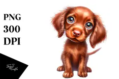 Happy Baby Vizsla PNG Product Image 1