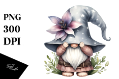 Cute Gnome Lobelia PNG Product Image 1