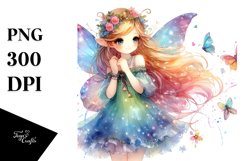 Cute Fairy Colorful Watercolor Product Image 3