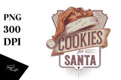 Retro Cookies for Santa Png Product Image 5