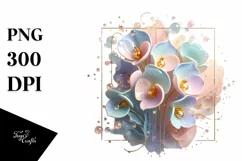 Pastel Sweet Pea, Transparent PNG Product Image 3