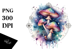 Magical Mushroom Tarot PNG Product Image 1