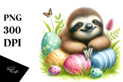 Sluggish Baby Sloth, Transparent PNG Product Image 1