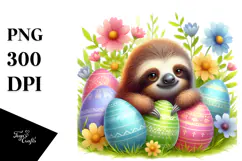 Sluggish Baby Sloth, Transparent PNG Product Image 1