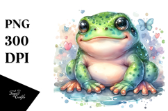 Cute Baby Frog PNG Product Image 1