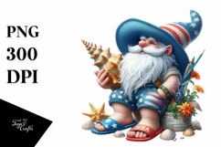 Colorful Gnome Beach Wear | Clipart Product Image 1