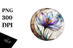 Abstract Stained Crocus Like Metallic | Sublimation | Product Image 1