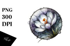 Abstract Stained Crocus Like Metallic | Sublimation | Product Image 1