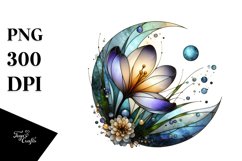 Abstract Stained Crocus Like Metallic | Sublimation | Product Image 3