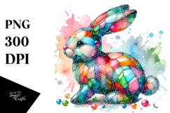 Colorful Bunny, PNG Product Image 1