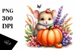 Vibrant Drawing of Cute Baby Mouse | Pumpin Product Image 3