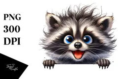 Crazy Looking Raccoon | Funny | Big Popping Eyes Product Image 1