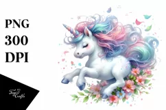 Baby Unicorn Pastel Clipart Product Image 3