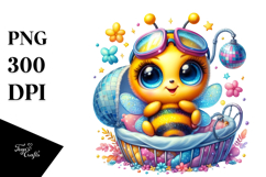 Baby Bee with Disco Ball Outfit and Scuba Diving Suit PNG Product Image 1