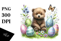 Cute Baby Bear, Transparent PNG Product Image 1
