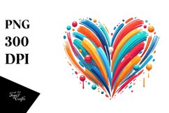 Heart Paintbrush Style with Wings Product Image 1