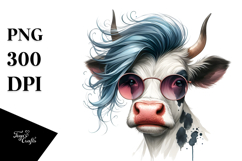 Graceful Cow, Transparent PNG Product Image 1