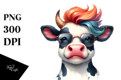 Graceful Cow, Transparent PNG Product Image 1