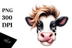 Graceful Cow, Transparent PNG Product Image 1