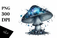 Glossy Mystical Mushroom, Transparent PNG Product Image 3