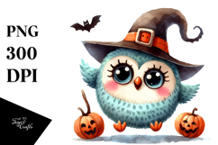 Expressive Baby Owl Sitting PNG Product Image 1