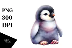 Cute Baby Penguin, Transparent PNG Product Image 1