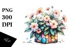 Stained Impatiens PNG Product Image 1