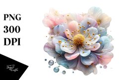 Abstract Pastel Anemone Clipart Product Image 3