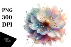 Abstract Pastel Anemone Clipart Product Image 3