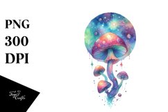 Colorful Magical Celestial Mushroom Splash | Sublimation | Product Image 1