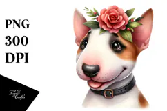 Happy Bull Terrier, High-Res PNG Product Image 1