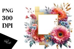 Abstract Vibrant Gerbera Clipart Product Image 3