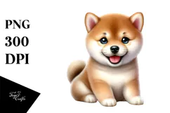Happy Shiba Inu, Transparent PNG Product Image 1