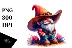 Cowboy Gnome PNG Product Image 3