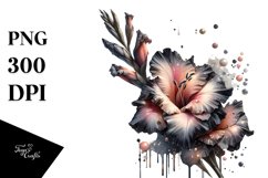 Glossy Gladiolus with Metallic Insertions | Sublimation | Product Image 3