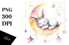 Vibrant Boho Bunny Clipart Product Image 4