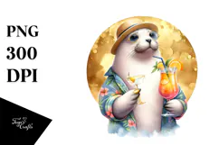 Happy Seal Painting, Transparent PNG Product Image 1
