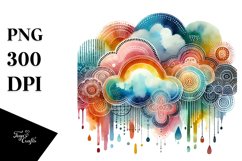 Boho Cloud, Transparent PNG Product Image 1