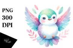 Pastel Hummingbird PNG Product Image 1