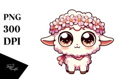 Curious Lamb Flower PNG Product Image 1
