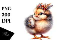Adorable Baby Chicken, High-Res PNG Product Image 1
