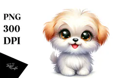 Cute Havanese Puppy, Transparent PNG Product Image 1